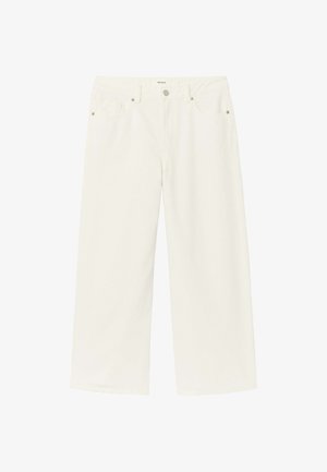 Promod, PANTALON COURT ET LARGE - Wide Leg - ecru
