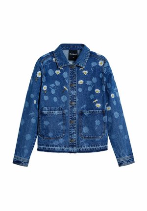 Desigual DAISY - Džinsinis švarkelis - blue