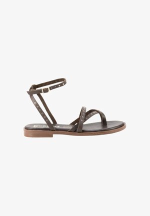 KESLEM, SANDALIAS KESLEM, MUJER - Sandalias de dedo - marrón