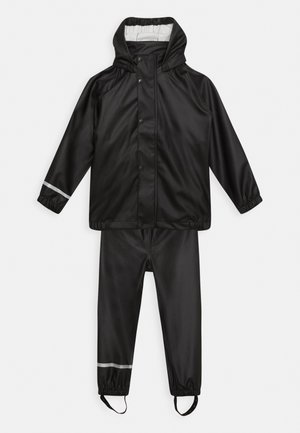 NKNDRY SET - Dežne hlače - black