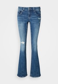 LOW TWISTED - Jeans bootcut - dark blue