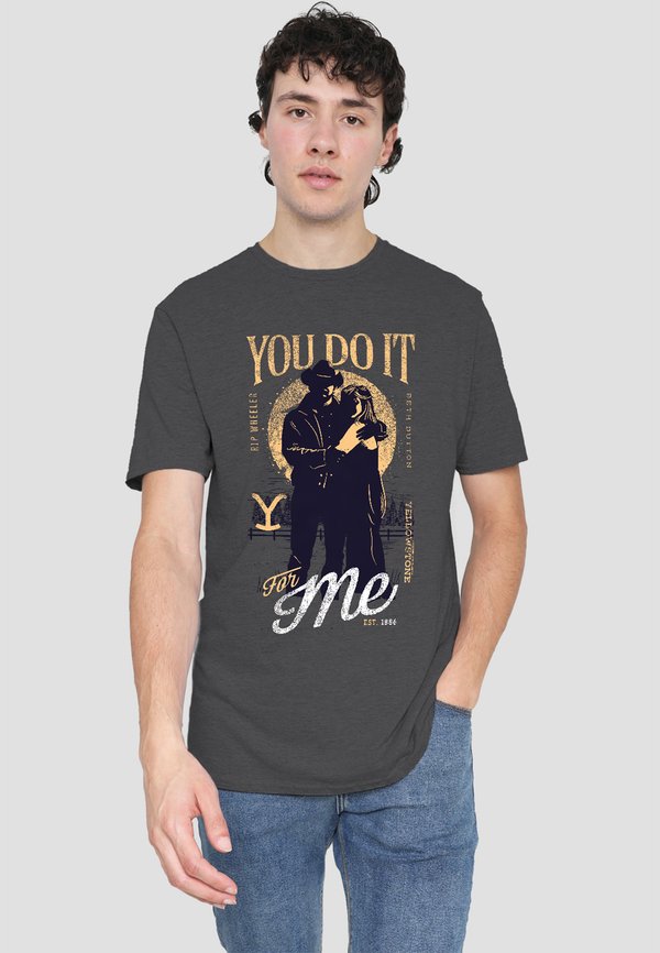 YELLOWSTONE RIP BETH YOU DO IT FOR ME - T-Shirt print - anthracite