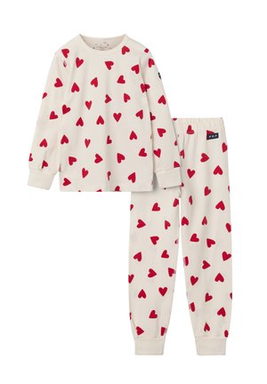 HEART PRINT SET - Yöasusetti - birch