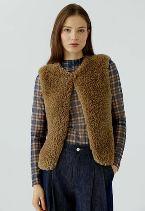 Oui, FELL - Bodywarmer - brown