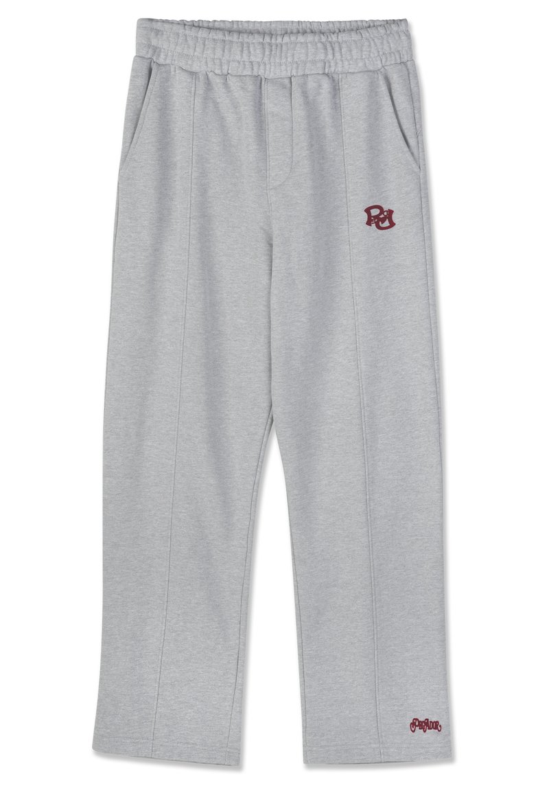 Pegador TROKER LOOSE PANTS - Tracksuit bottoms - heather grey/grey ...