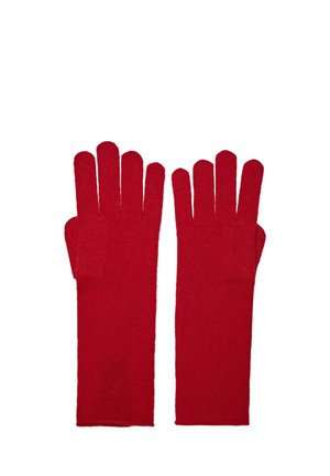 Massimo Dutti, Gloves - red
