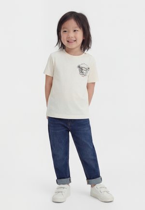 Versace MEDUSA UNISEX - Nyomott mintás póló - bianco/multi-coloured