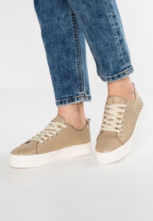 Sneakers laag - gold-coloured