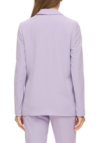 s.Oliver BLACK LABEL MIT CRÊPESTRUKTUR - Halflange jas - lavendel