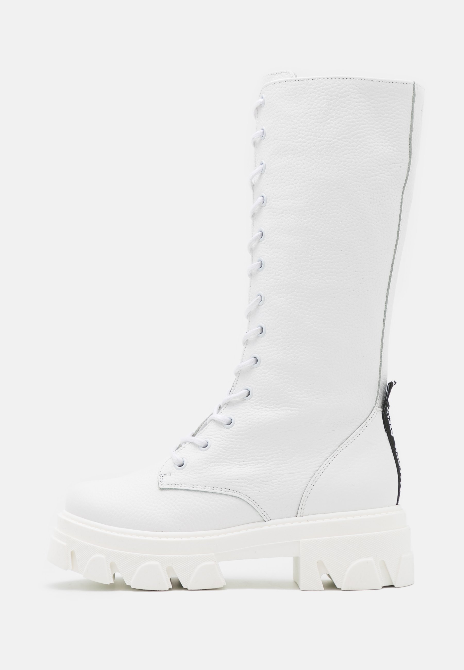steve madden white platform boots