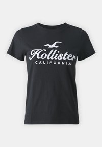Hollister Co. TECH CORE - T-shirts med print - casual black