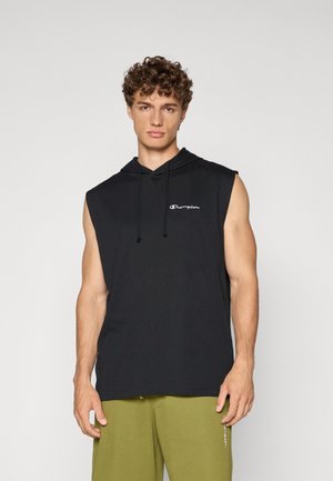 Champion HOODED TEE - Print T-shirt - black