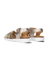Develab PLATTE - Sandals - gold-coloured