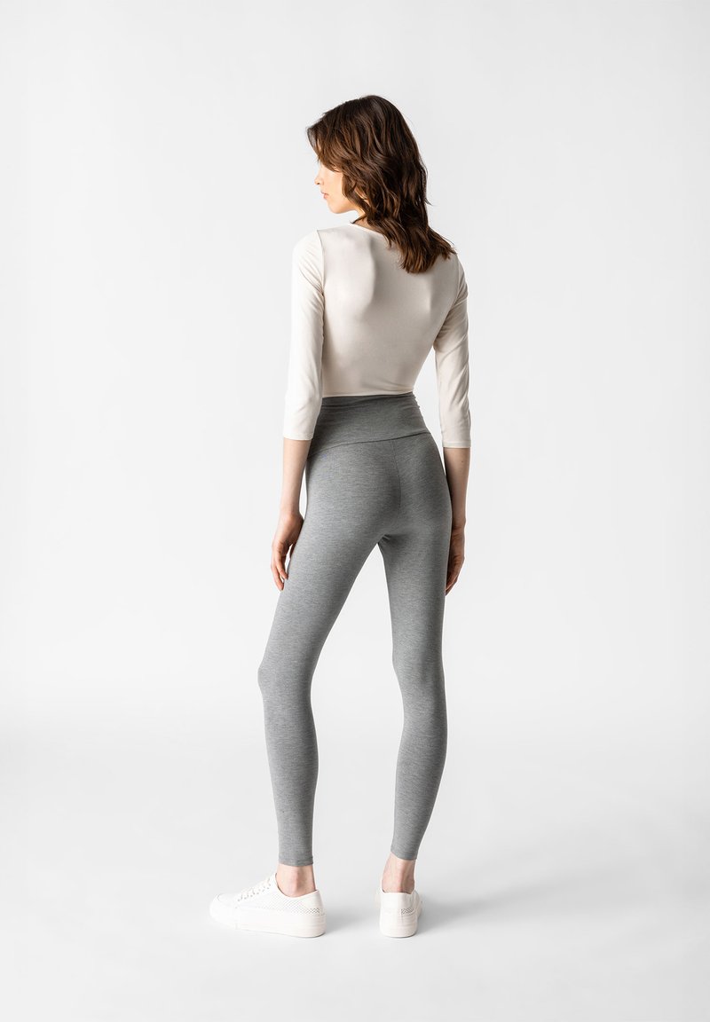 Yoga Leggins Color Gris Les Lunes LUNA Leggings Heather Grey/gris