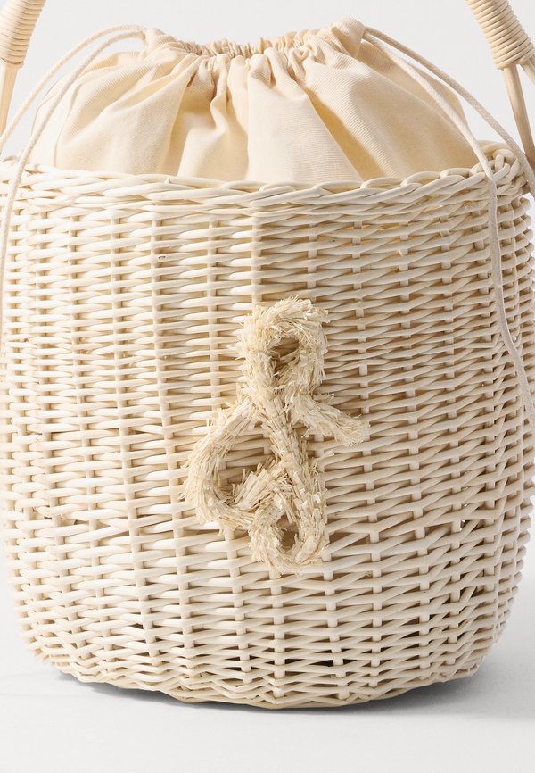 THE IZA BASKET BAG - Handbag - beige3