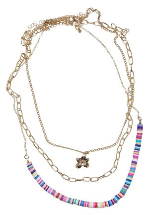 PACK 3 FLOWER BEAD VARIOUS LAYERING - Necklace - gold-coloured