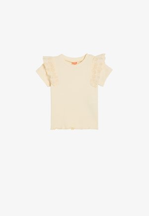 Koton SHORT SLEEVE - T-Shirt basic - beige