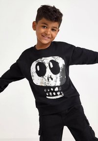 Lindex SEQUINS - Felpa - black