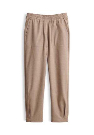 OPUS, MID RISE TAPERED FIT - Trousers - light mocca