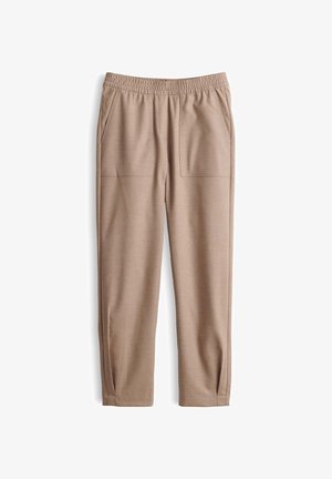 OPUS, MID RISE TAPERED FIT - Trousers - light mocca