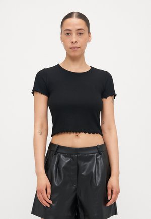 ONLY Petite ONLEMMA SHORT - Tricou basic - black