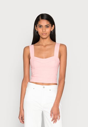 BARE CORSET SET TOP - Bluser - quartz pink