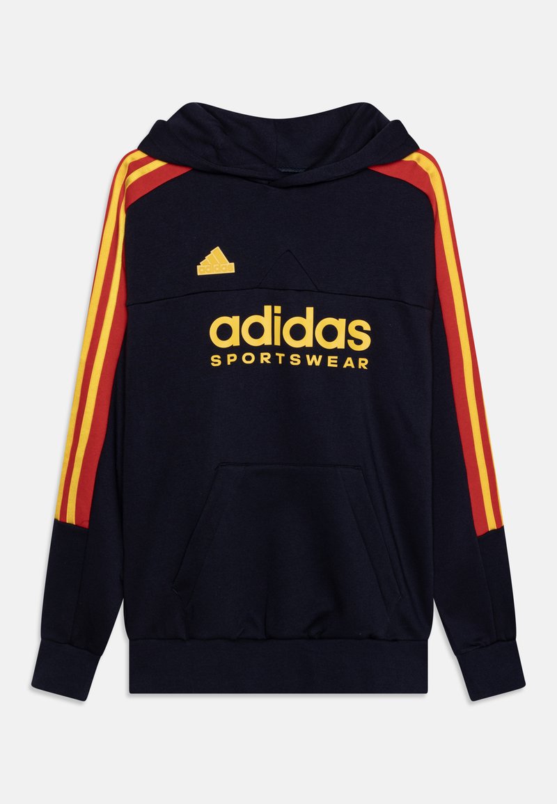 adidas Performance TIRO NATIONS PACK KIDS - Džemperis ar kapuci - legend ink/better scarlet/bold gold