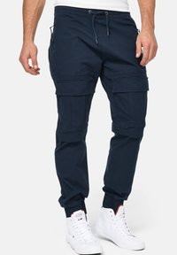 DENNIS - Pantalones cargo - navy