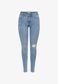 Selectat, light blue denim detail raw hem