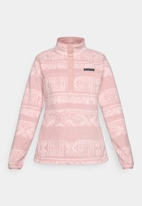 BENTON SPRINGS™ PRINTED 1/2 SNAP - Pulover din fleece - eraser pink