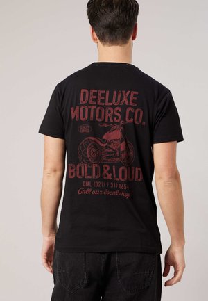 DEELUXE, DEELUXE ORIGINAL T-SHIRT ROWDY - T-shirt print - schwarz