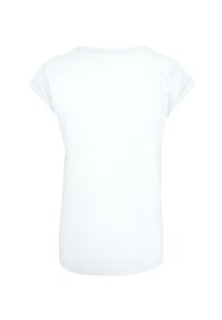 Merchcode LIFE EXTENDED SHOULDER  - T-shirt con stampa - white