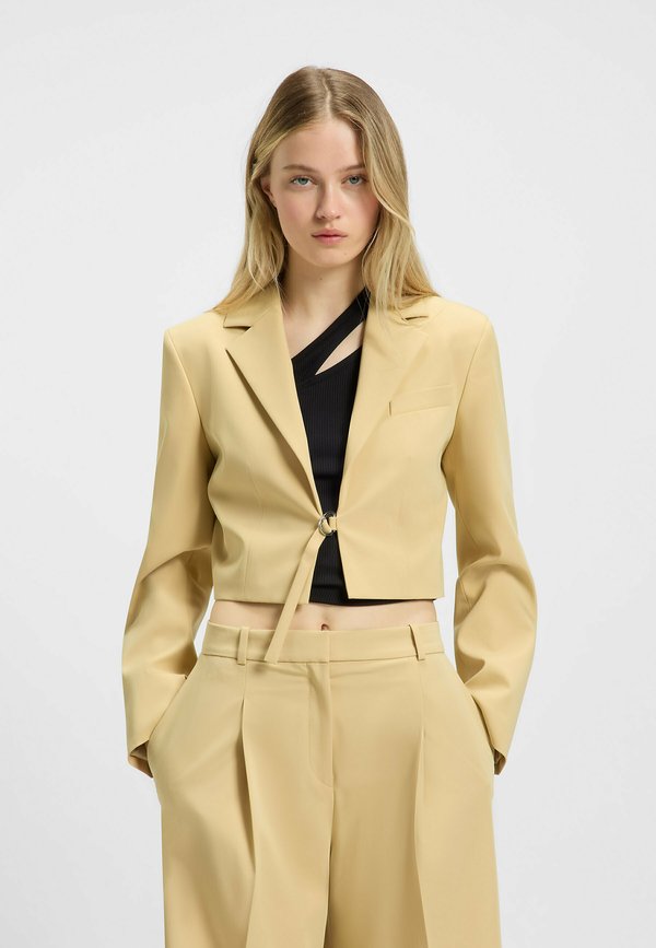 AMUSINA - Blazer - open beige sixteen