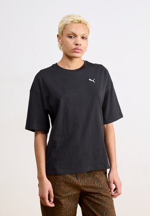 WARDROBE OVERSIZED TEE - Basic T-shirt - black