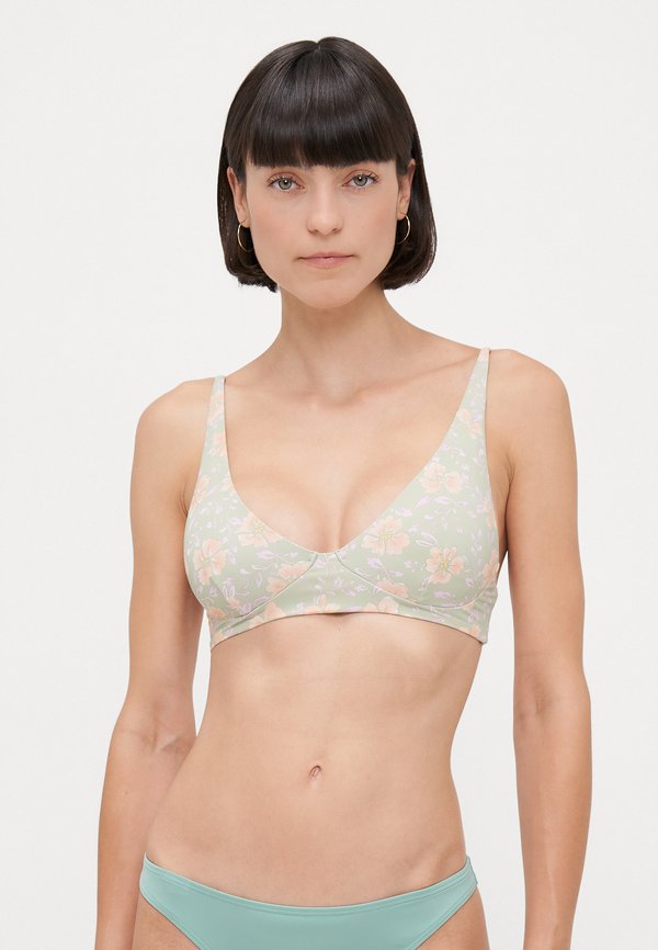 MORE TO SEA PLUNGE - Bikini-Top - pistachio