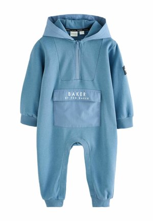 REGULAR FIT -HOODED ROMPER - Jumpsuit - blue