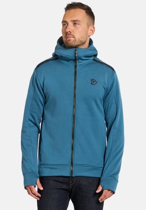 Didriksons ACKE - Zip-up sweatshirt - dive blue