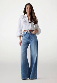 Guess BESTICKTE KNOTENBAND - Chemisier - weiß