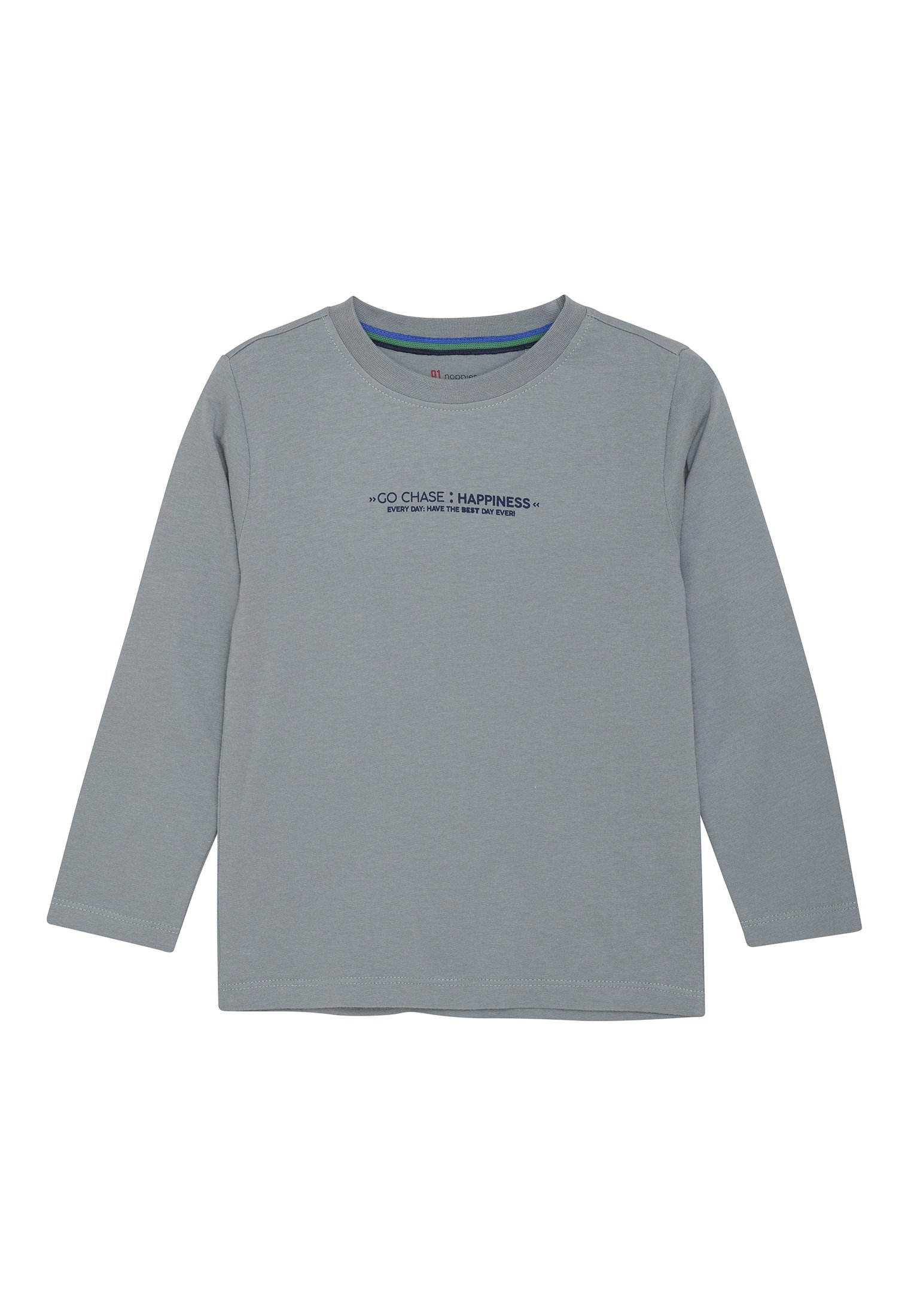 Noppies Baxton T-shirt met lange mouwen voor jongens, met allover print, Havermeal - P611, 74 cm