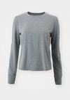 ONE CLASSIC - Top s dlouhým rukávem - smoke grey heather/black