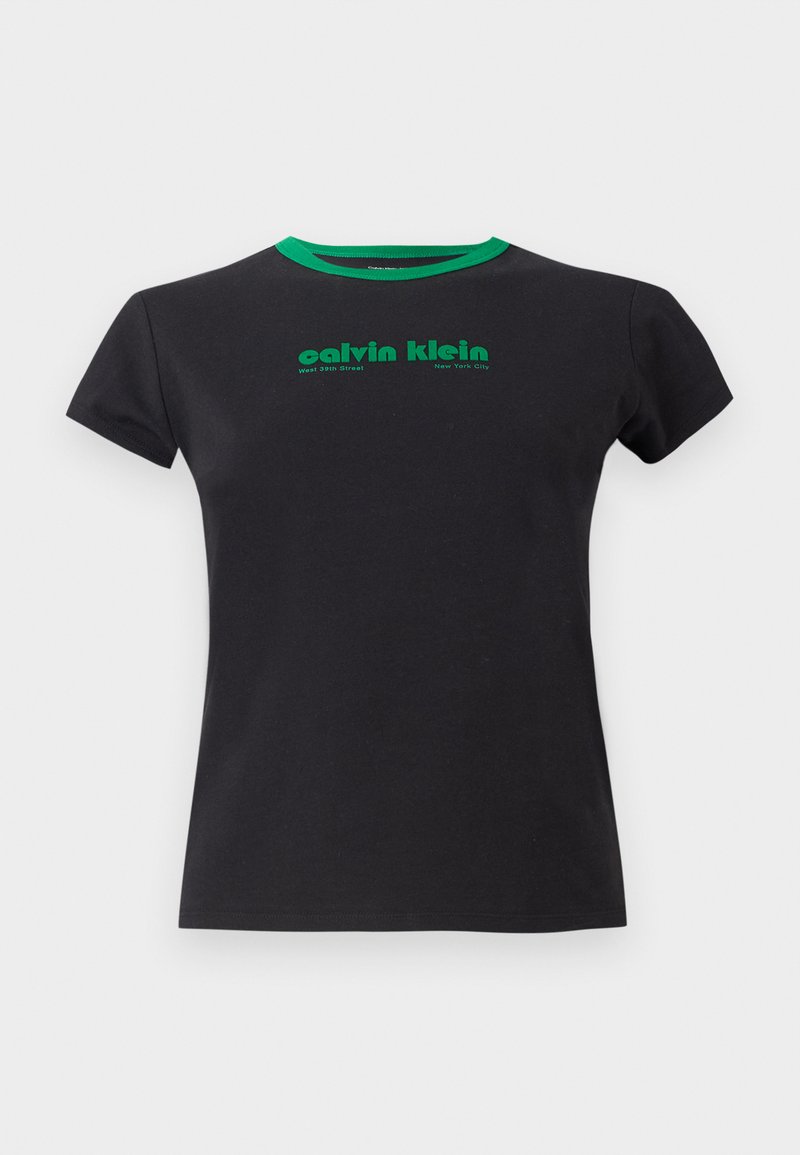 Calvin Klein Jeans T-shirt print zwart