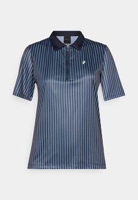 GRAPHIC ZIP - Polo shirt - blue shadow