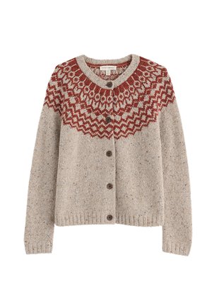 Seasalt Cornwall, SEASALT CORNWALL PORT KINNIS CARDIGAN MERINO - Gilet - orange - wag tail birch dark terracotta