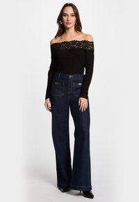 Morgan LONG SLEEVED - Langærmet T-shirt - noir