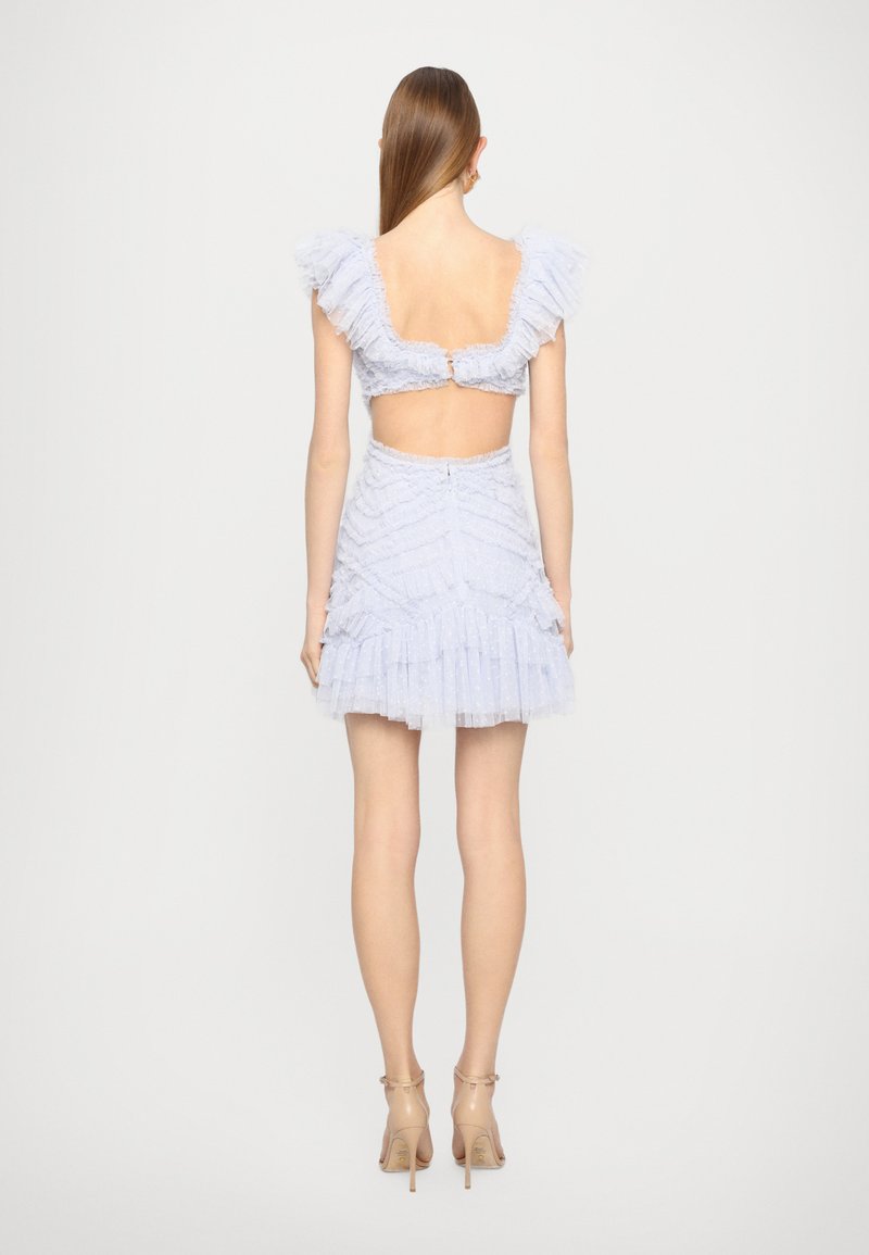 sachin and babi light blue dress Gina Backless Mesh Mini Dress - Turquoise main image 0