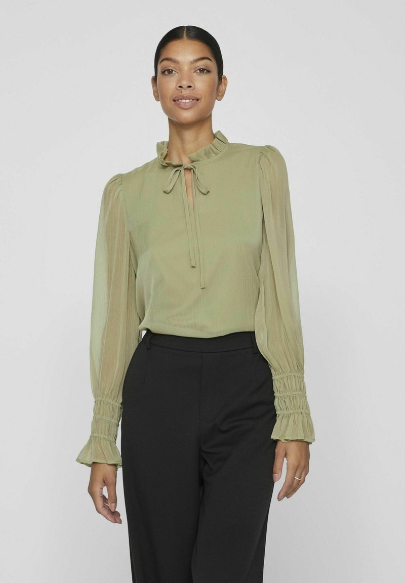 VILA 14044253 Blouse, Rose Femme - Prêt-à-Porter