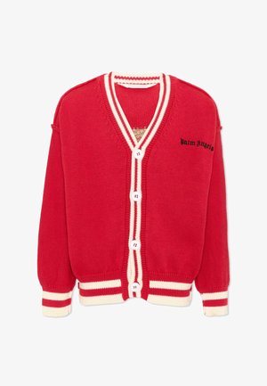Palm Angels, CARDIGAN - Cardigan - red