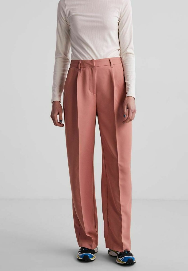 Pieces - HIGH WAIST PCCHERRY - Broek - ash rose, Vergroten