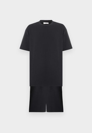 Pier One, SET - T-Shirt basic - black