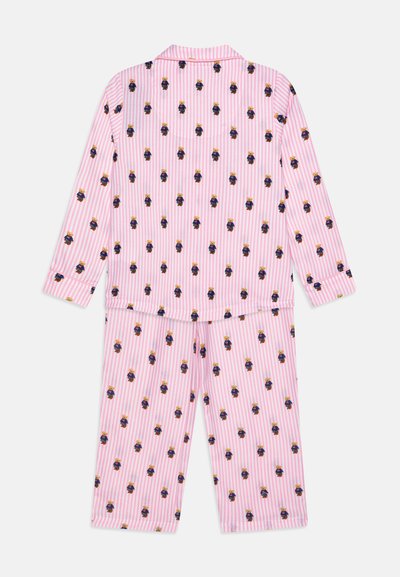 Polo Ralph Lauren BEAR PANT - Nachtwäsche Set - white/carmel pink
